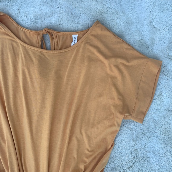 Zenana Premium new without tags goldenrod romper XL - Picture 7 of 8